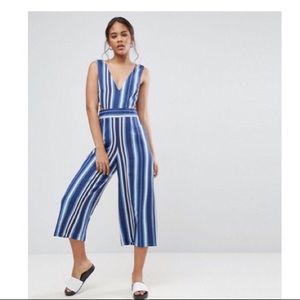 ASOS Blue-multi Jumpsuit